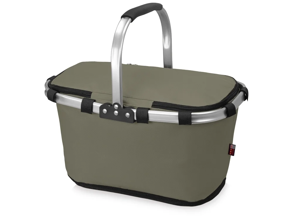 Изотермическая сумка-холодильник «Frost», серый - фото 2