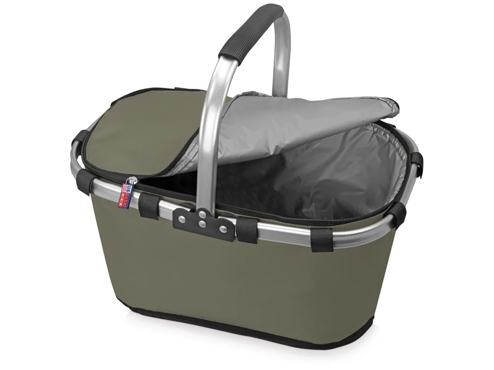 Изотермическая сумка-холодильник «Frost», серый - фото 3