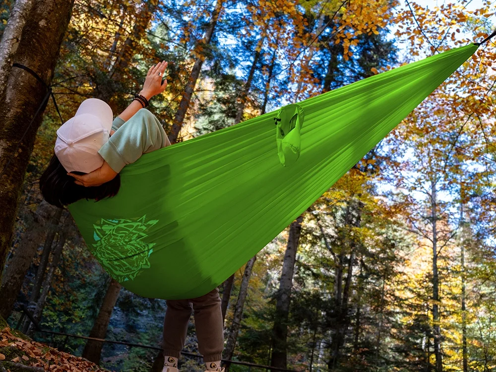 Гамак Lazy зеленое яблоко - фото 2