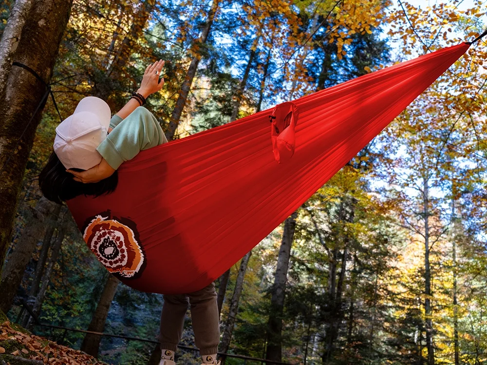 Гамак «Lazy», красный - фото 2