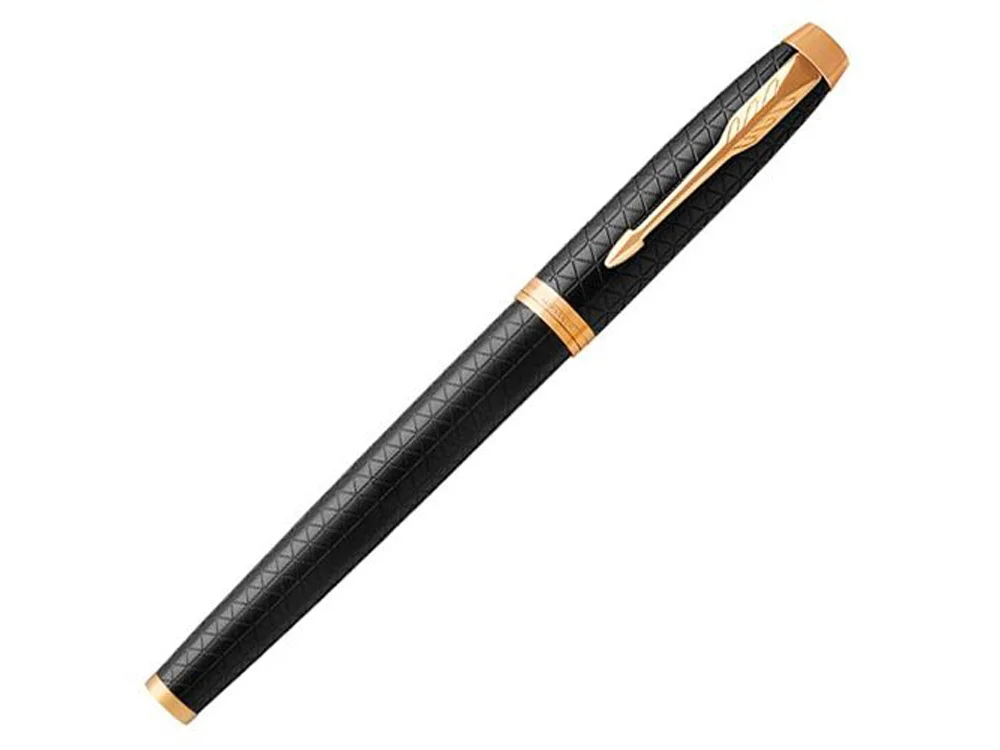 Ручка перьевая Parker IM Premium F черный золотистый - фото 2