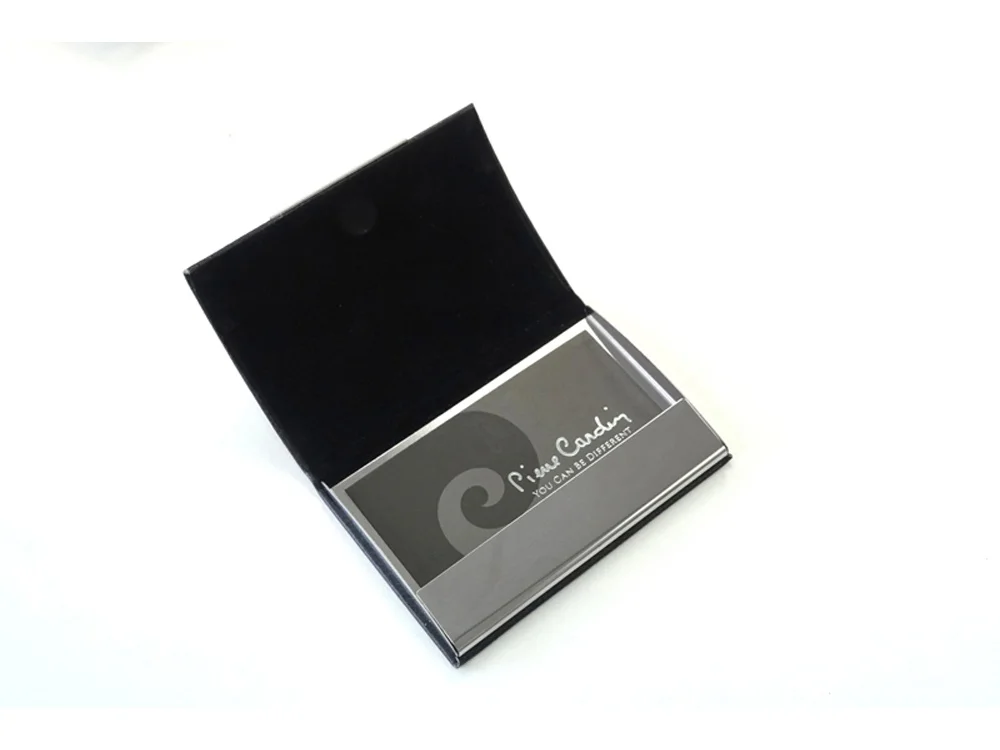 Визитница, черный/серебристый - фото 2