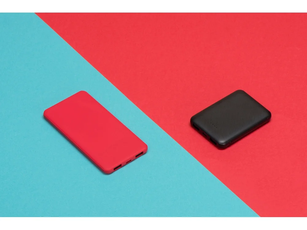 Внешний аккумулятор Reserve с USB Type-C 5000 mAh красный - фото 11