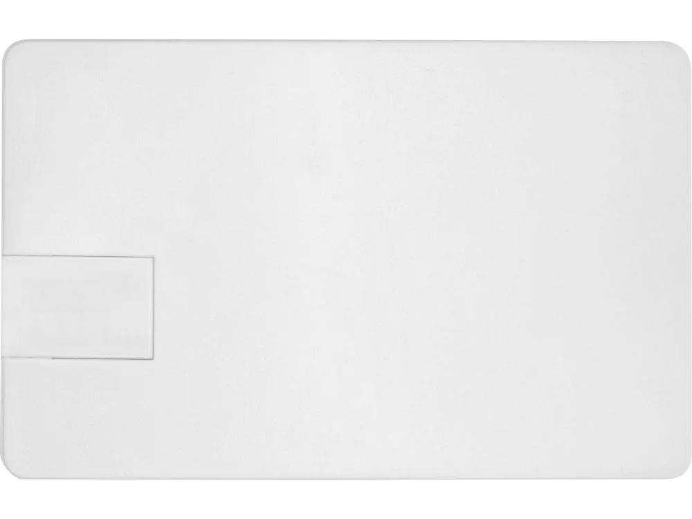 USB 2.0-флешка на 16 Гб Card в виде пластиковой карты белый 16Gb - фото 3