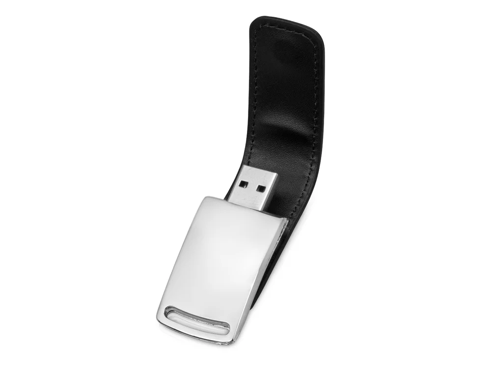 USB-флешка на 16 Гб Vigo с магнитным замком черный/серебристый 16Gb - фото 2