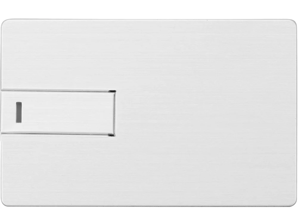 USB-флешка на 16 Гб «Card Metal» в виде металлической карты, серебристый, 16Gb - фото 3