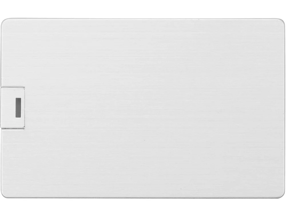 USB-флешка на 64 Гб «Card Metal» в виде металлической карты, серебристый, 64Gb - фото 4