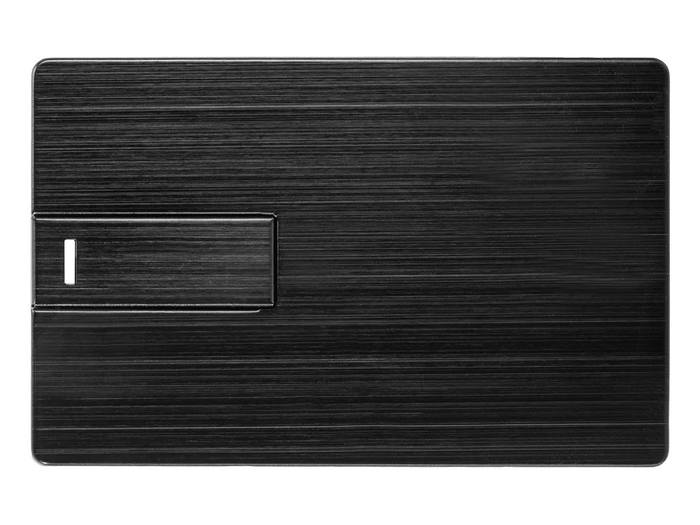 USB-флешка на 16 Гб «Card Metal» в виде металлической карты, черный, 16Gb - фото 3