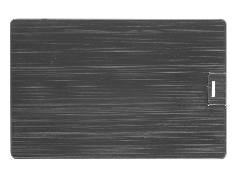 USB-флешка на 16 Гб «Card Metal» в виде металлической карты, темно-серый, 16Gb - фото 4