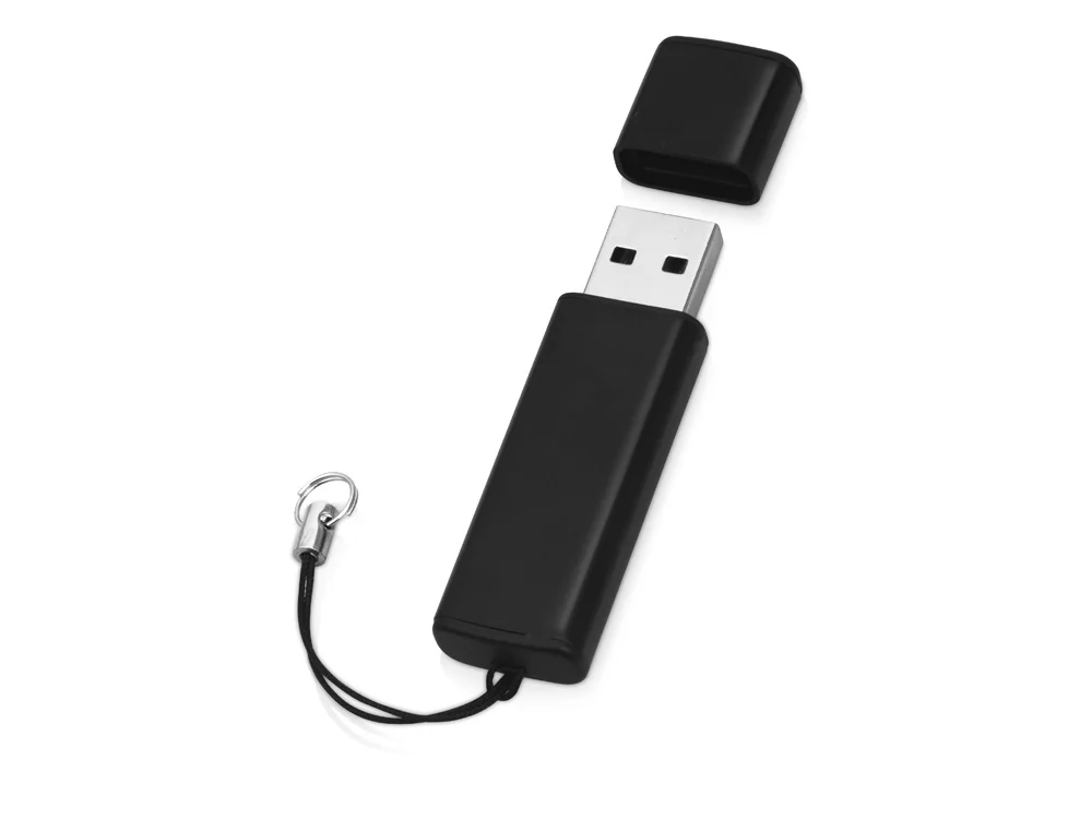 USB-флешка на 16 Гб Borgir с колпачком черный 16Gb - фото 2