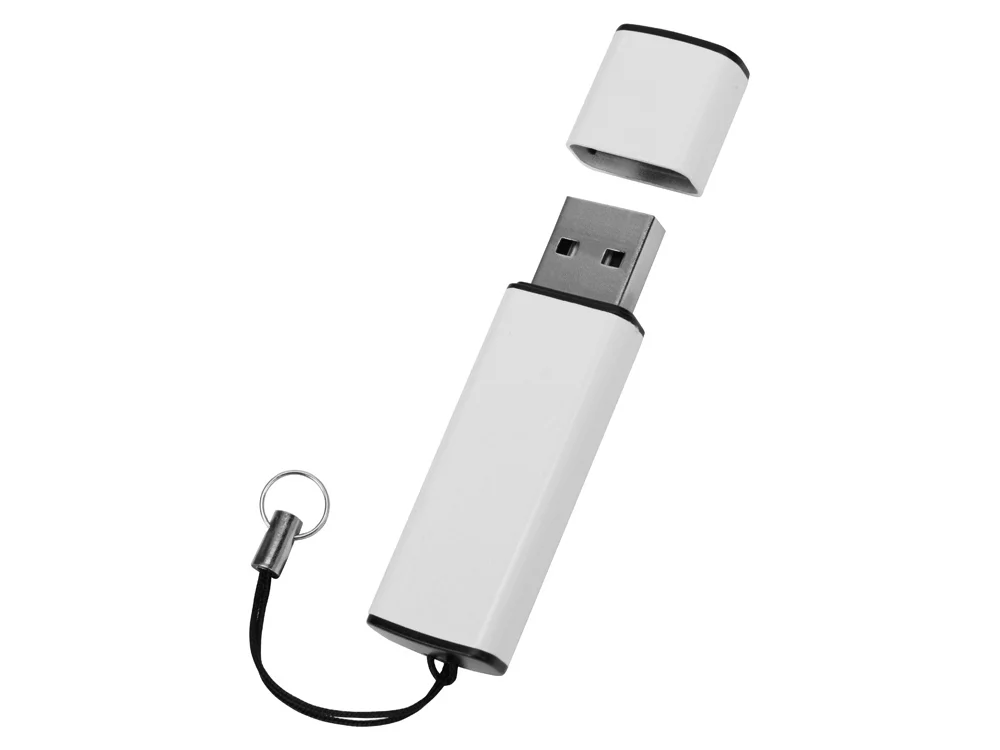 USB-флешка на 16 Гб Borgir с колпачком белый 16Gb - фото 2