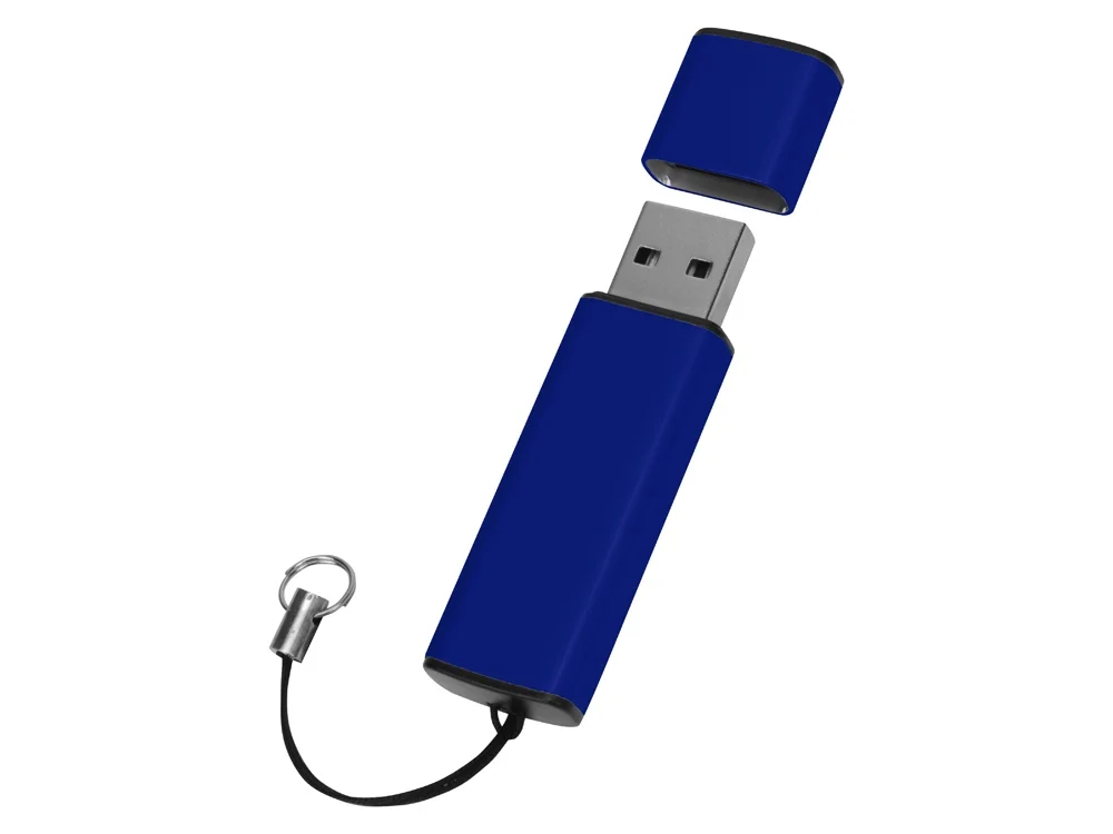 USB-флешка на 16 Гб Borgir с колпачком темно-синий 16Gb - фото 2