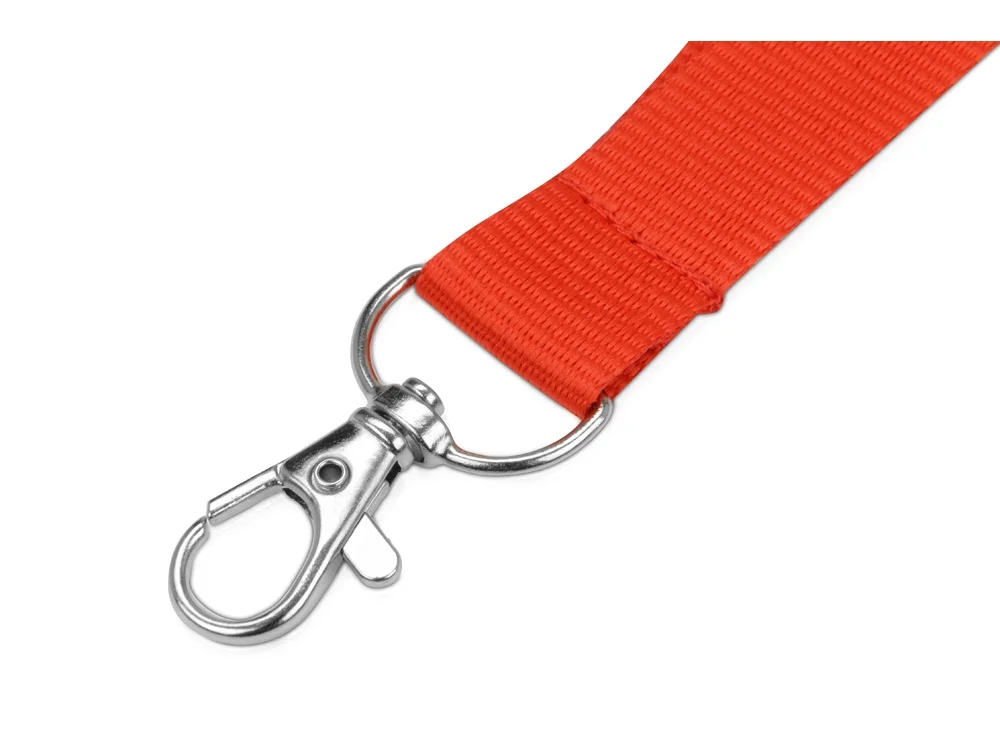 Ланьярд с карабином, красный - фото 2