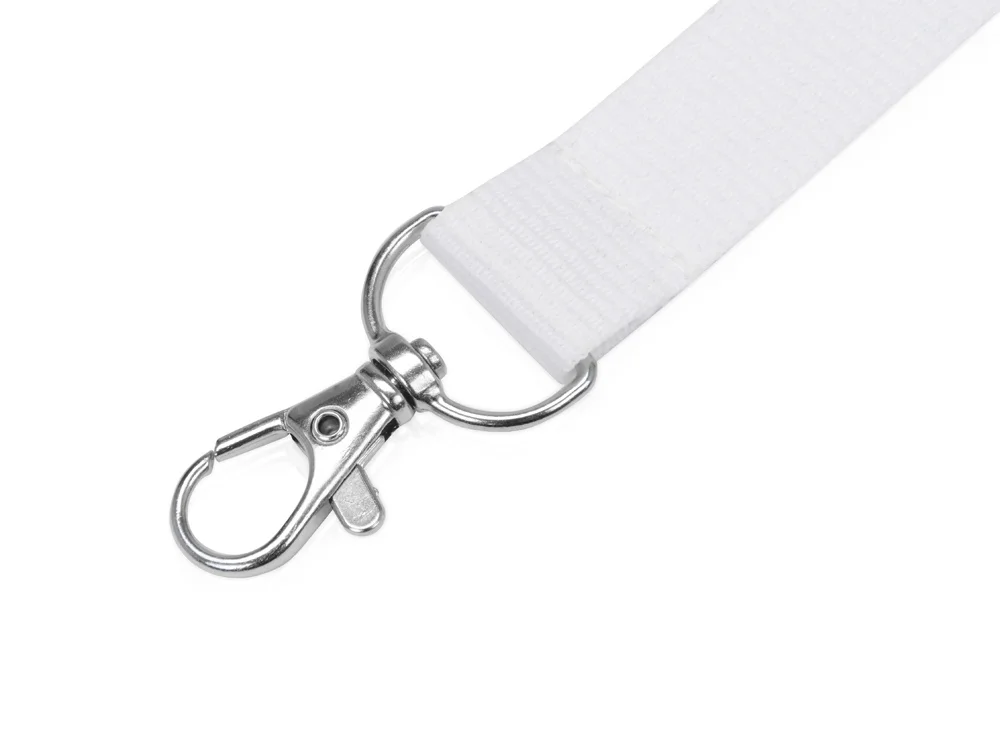 Ланьярд с карабином, белый - фото 2