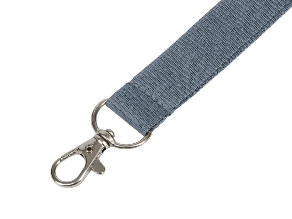 Ланьярд с карабином, серый антрацит - фото 2