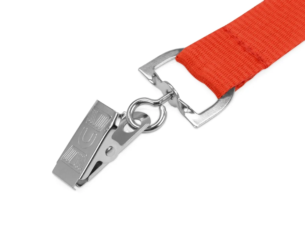 Ланьярд с клипом красный - фото 2