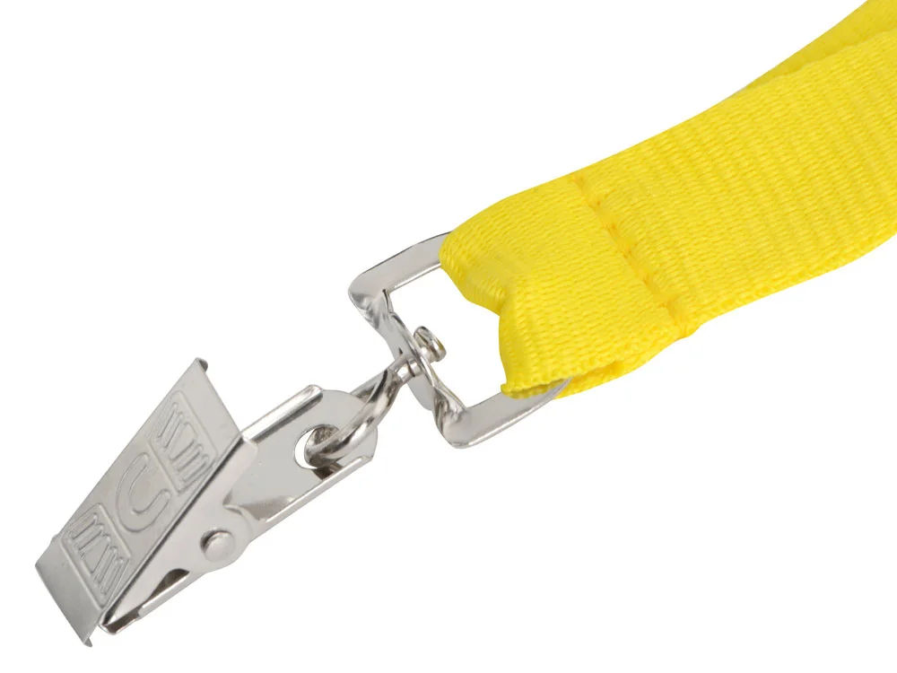 Ланьярд с клипом желтый - фото 2