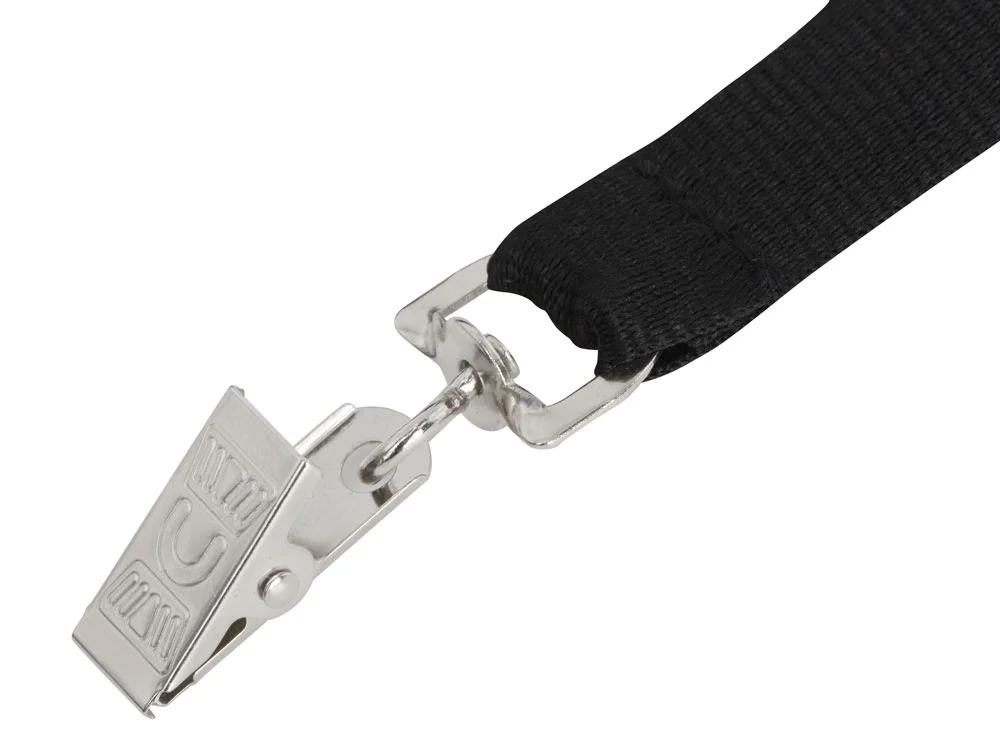 Ланьярд с клипом черный - фото 2