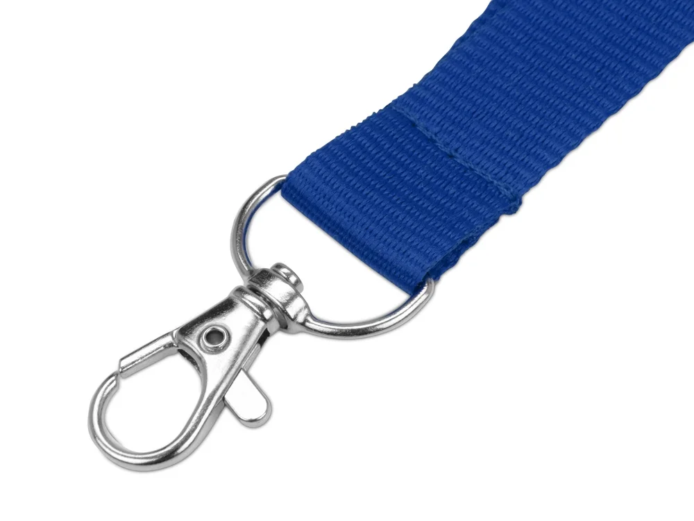 Ланьярд с карабином и замком безопасного разрыва, синий - фото 2