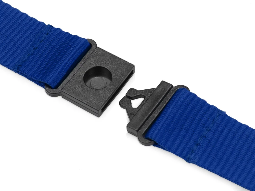Ланьярд с карабином и замком безопасного разрыва, синий - фото 4