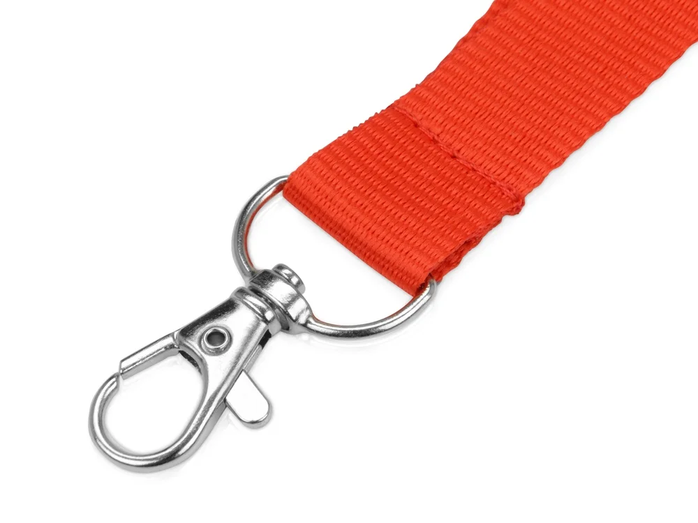 Ланьярд с карабином и замком безопасного разрыва, красный - фото 2