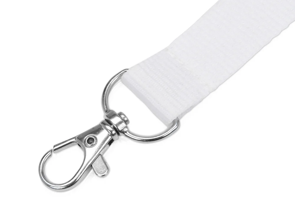 Ланьярд с карабином и замком безопасного разрыва, белый - фото 2