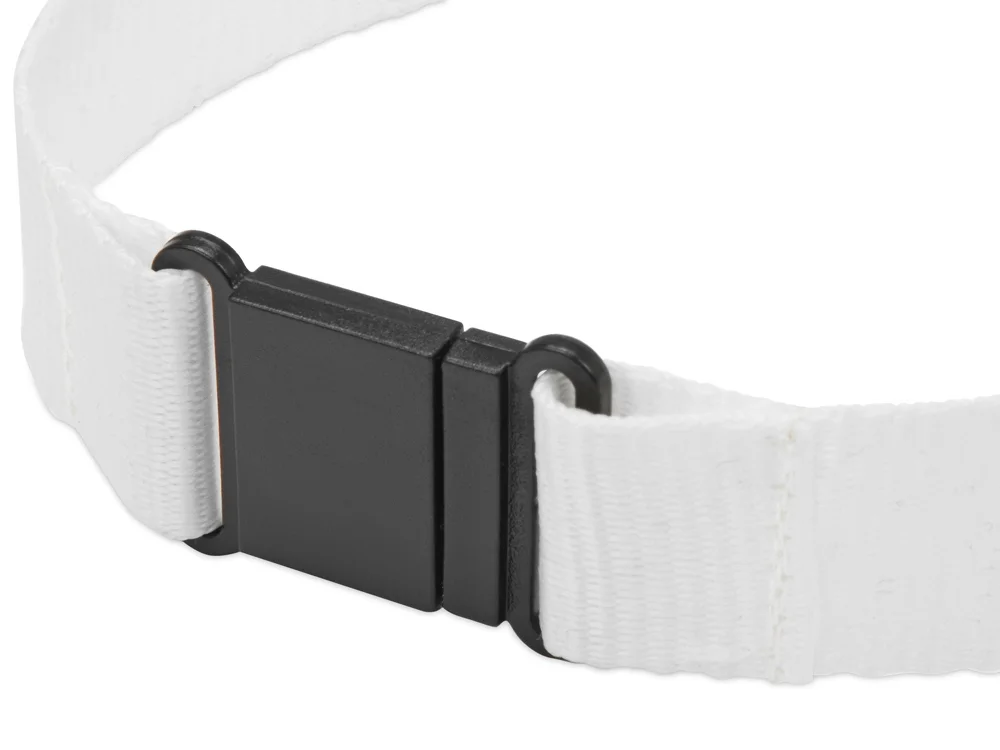 Ланьярд с карабином и замком безопасного разрыва, белый - фото 3