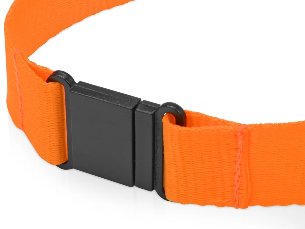 Ланьярд с карабином и замком безопасного разрыва, оранжевый - фото 3