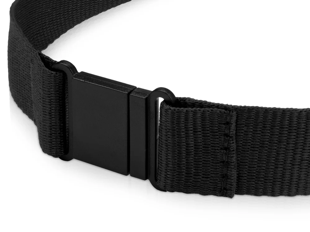 Ланьярд с карабином и замком безопасного разрыва черный - фото 3