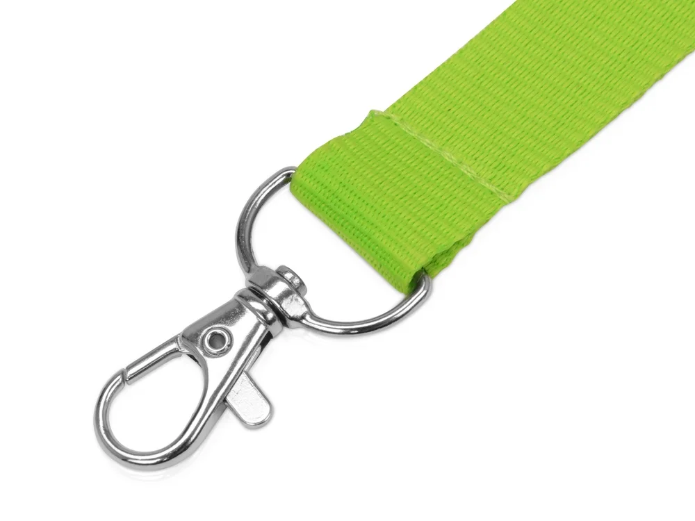 Ланьярд с карабином и замком безопасного разрыва, зеленое яблоко - фото 2