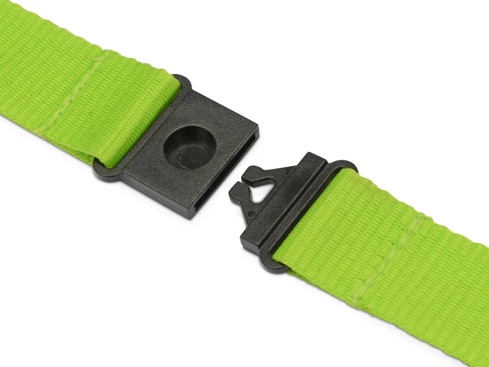 Ланьярд с карабином и замком безопасного разрыва, зеленое яблоко - фото 4