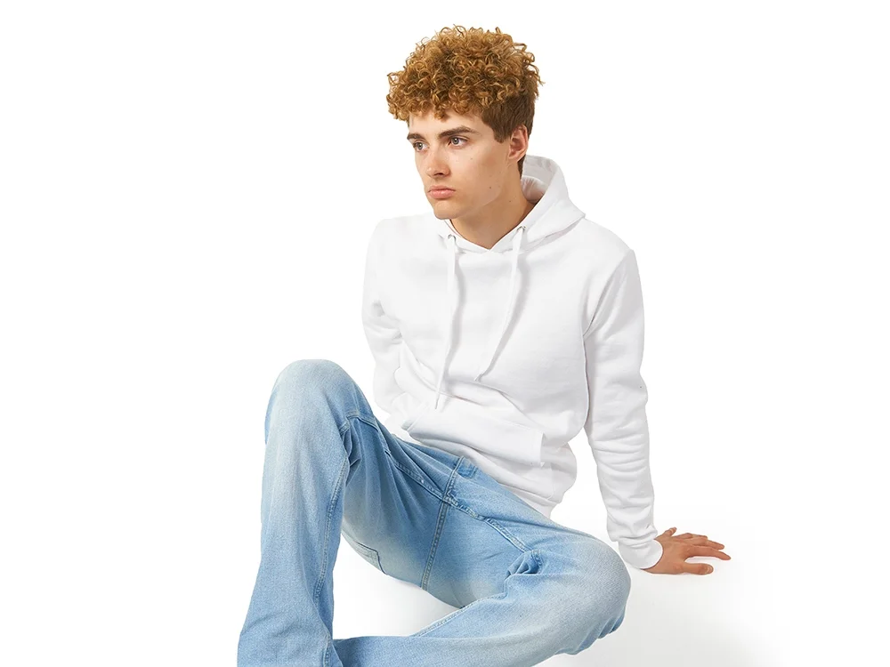 Толстовка с капюшоном «Amsterdam» мужская, белый, S - фото 2