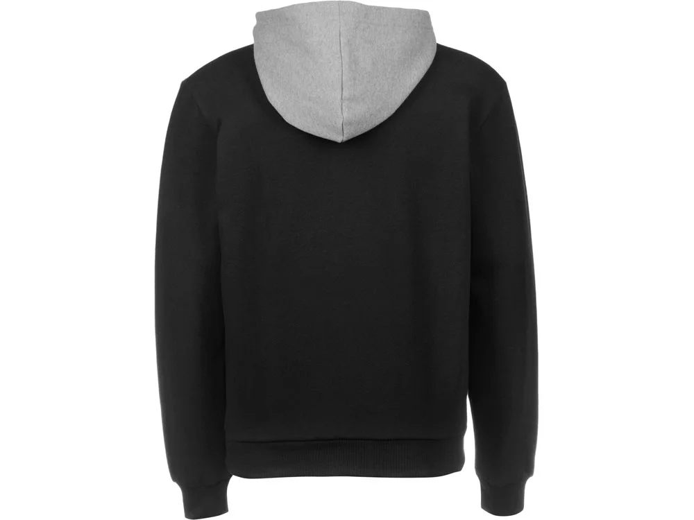 Толстовка с капюшоном Amsterdam мужская черный/серый меланж L - фото 4