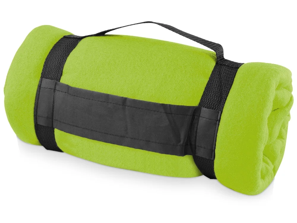 Подарочный набор Cozy с пледом и термокружкой зеленый/темно-серый/черный 450 мл - фото 4