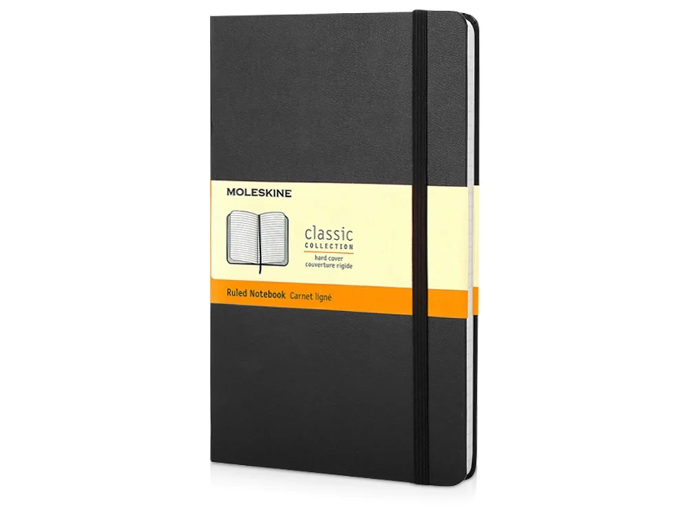 Подарочный набор Moleskine Hemingway с блокнотом А5 и ручкой, черный - фото 3