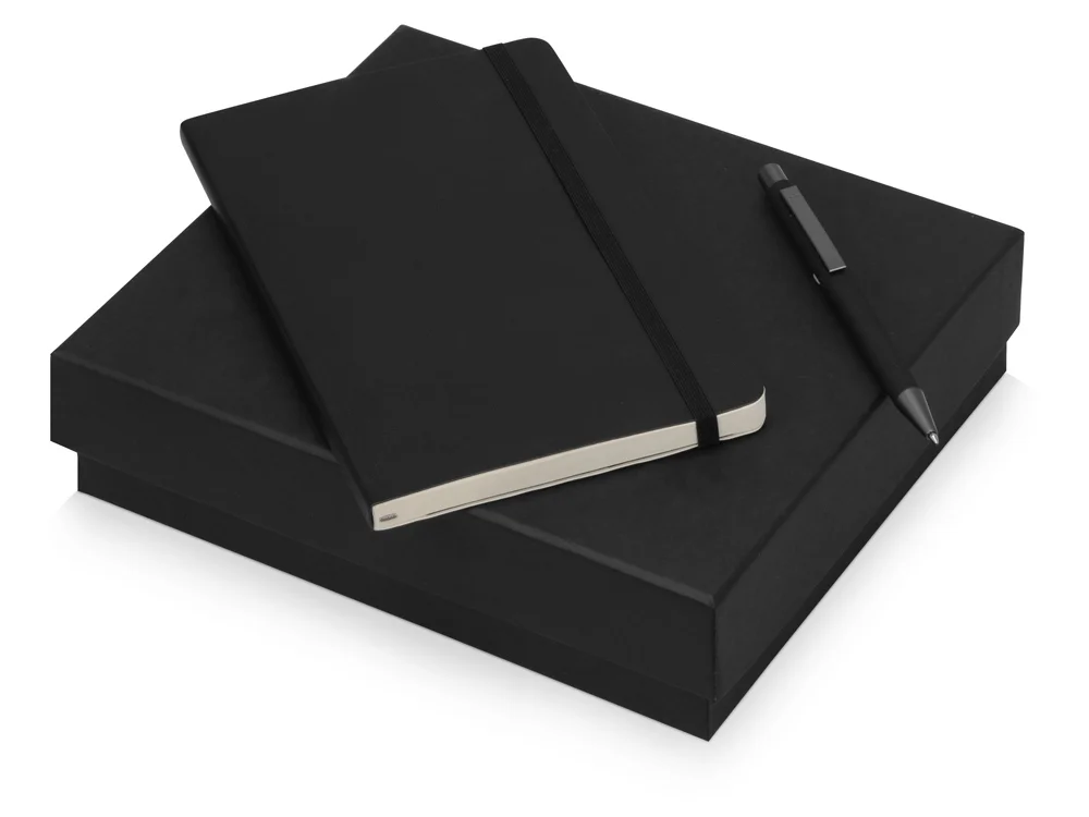 Подарочный набор Moleskine Van Gogh с блокнотом А5 Soft и ручкой черный
