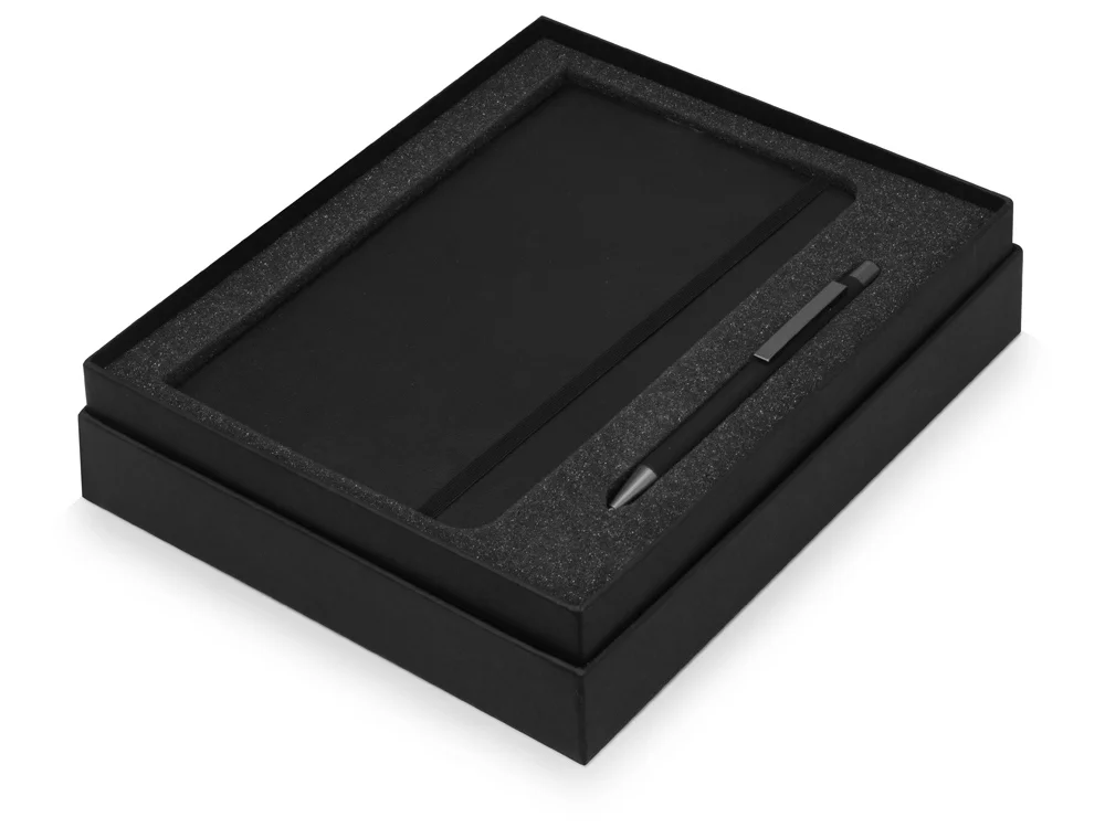 Подарочный набор Moleskine Van Gogh с блокнотом А5 Soft и ручкой черный - фото 2
