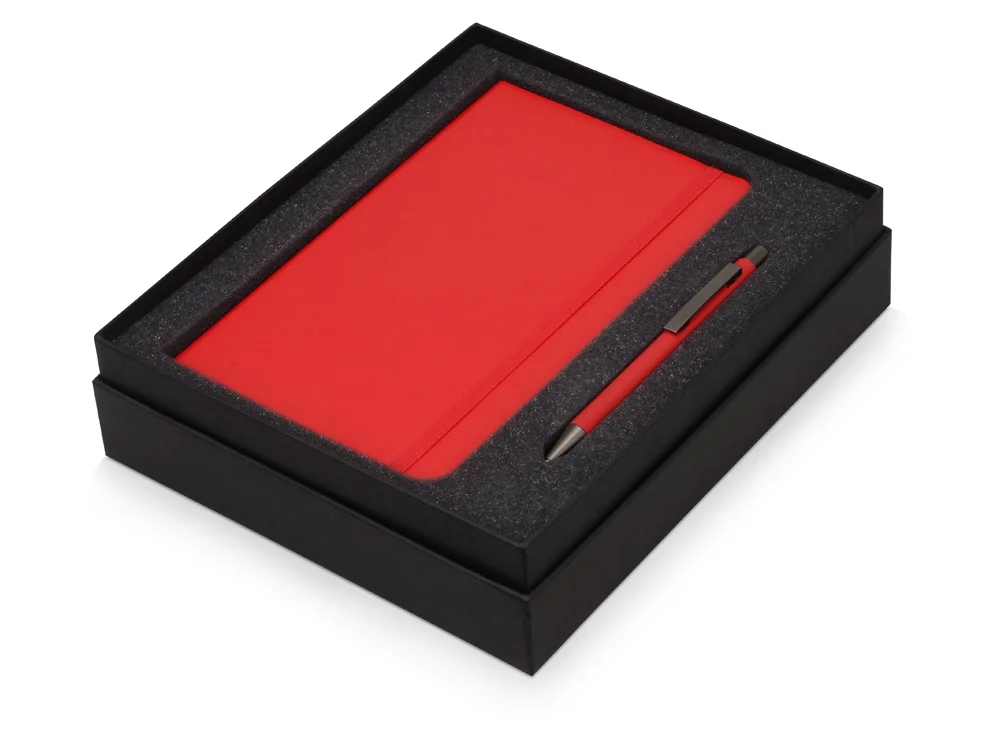 Подарочный набор Moleskine Van Gogh с блокнотом А5 Soft и ручкой красный - фото 2