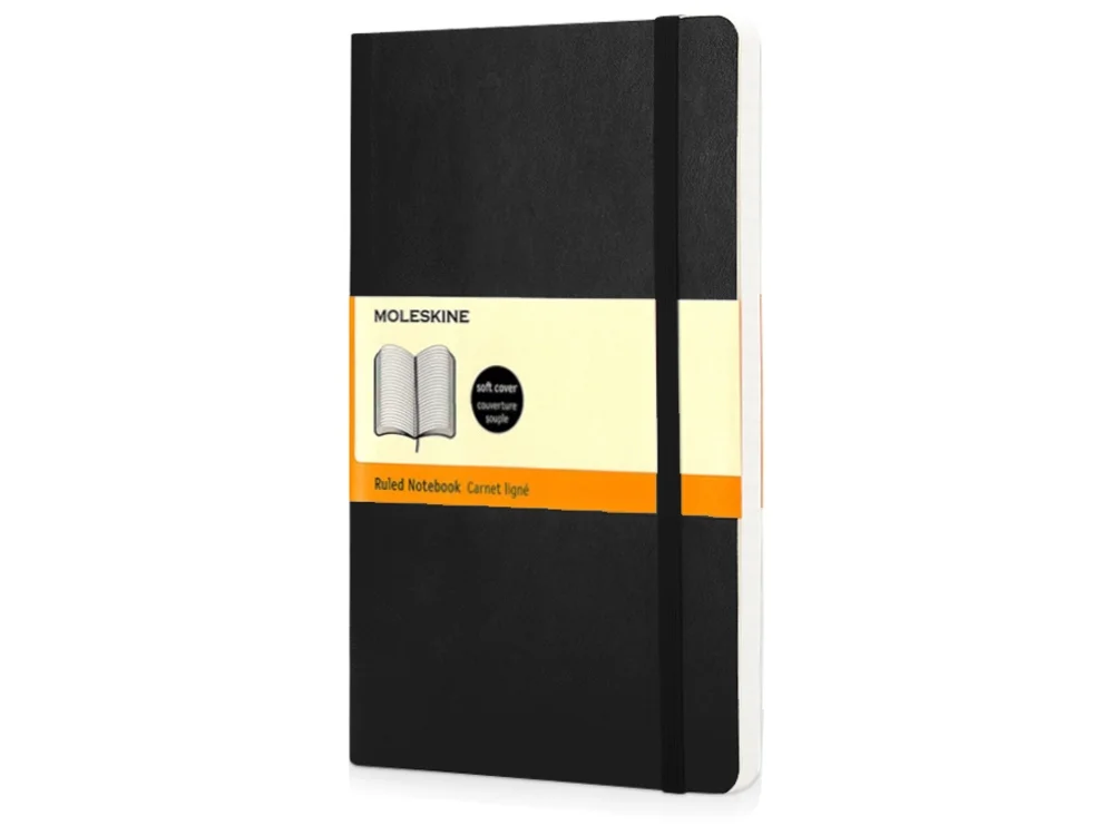 Подарочный набор Moleskine Indiana с блокнотом А5 Soft и ручкой черный - фото 3