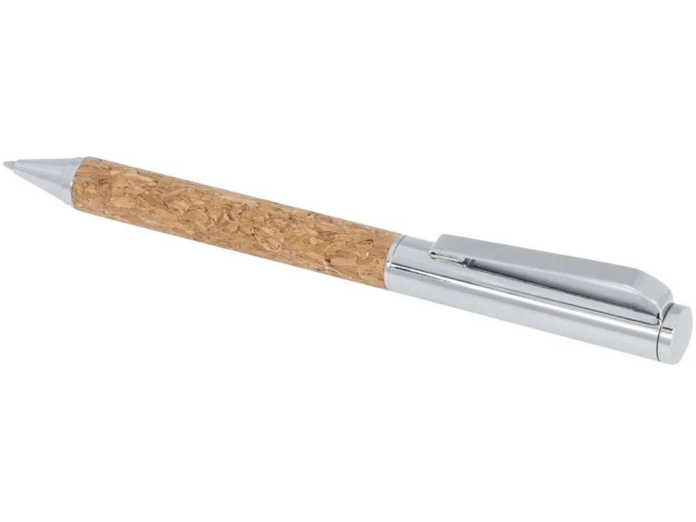 Ручка шариковая Cortegana коричневый/серебристый - фото 3