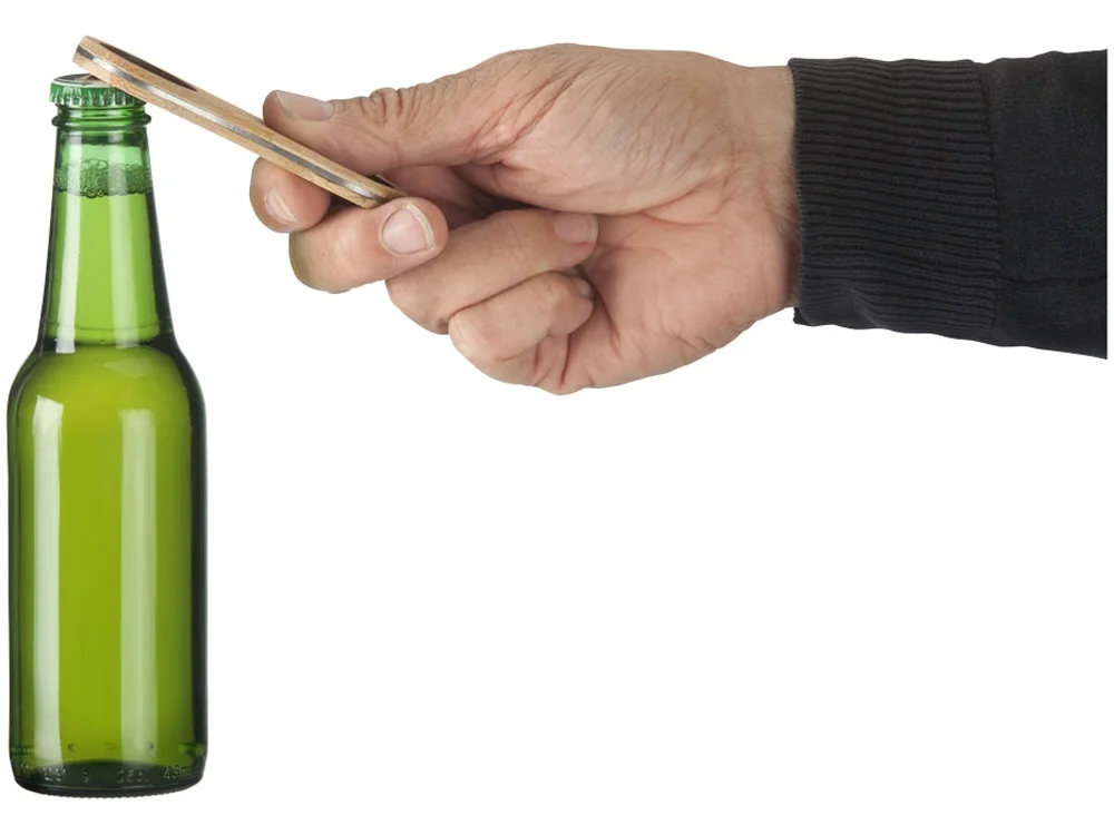 Бамбуковая открывалка Barron светло-коричневый - фото 4