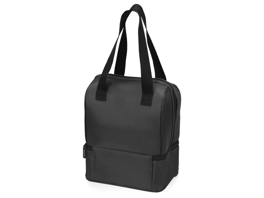 Сумка-холодильник «Cool» с 2-мя изолированными отделениями, темно-серый - фото 2