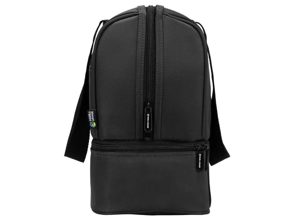 Сумка-холодильник «Cool» с 2-мя изолированными отделениями, темно-серый - фото 7