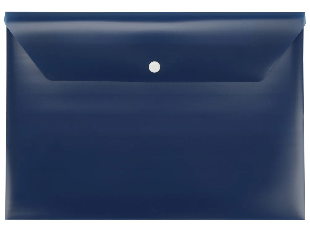 Папка-конверт А4 синий матовый - фото 2