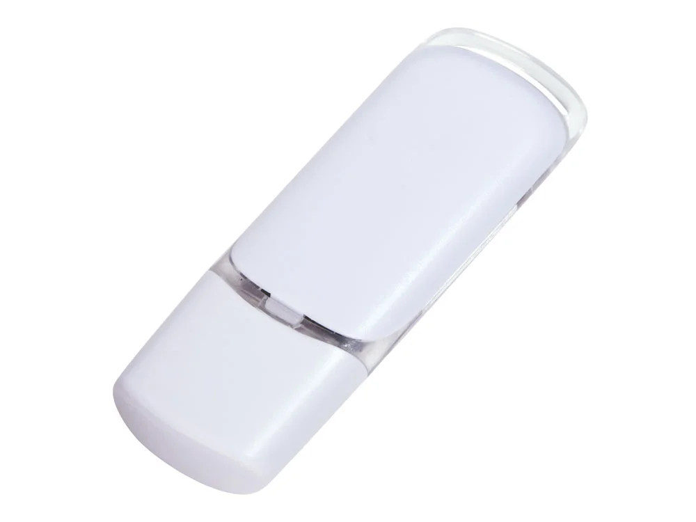 USB 2.0- флешка на 32 Гб с цветными вставками белый 32Gb - фото 3
