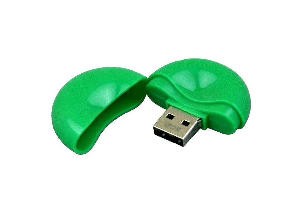 USB 2.0- флешка промо на 8 Гб круглой формы зеленый 8Gb - фото 2