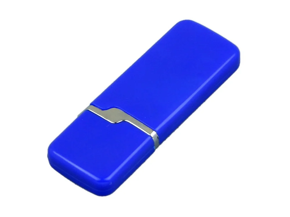 USB 2.0- флешка на 32 Гб с оригинальным колпачком синий 32Gb - фото 3