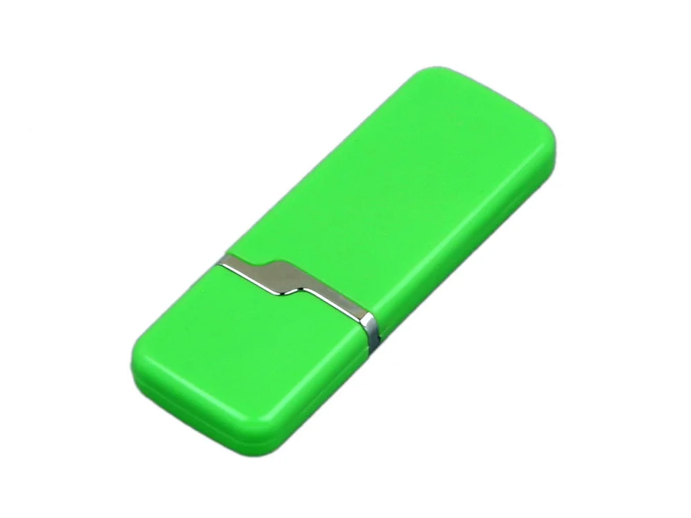 USB 2.0- флешка на 32 Гб с оригинальным колпачком зеленый 32Gb - фото 3