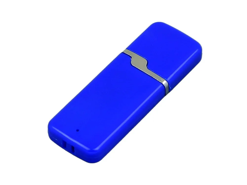 USB 2.0- флешка на 64 Гб с оригинальным колпачком синий 64Gb - фото 1