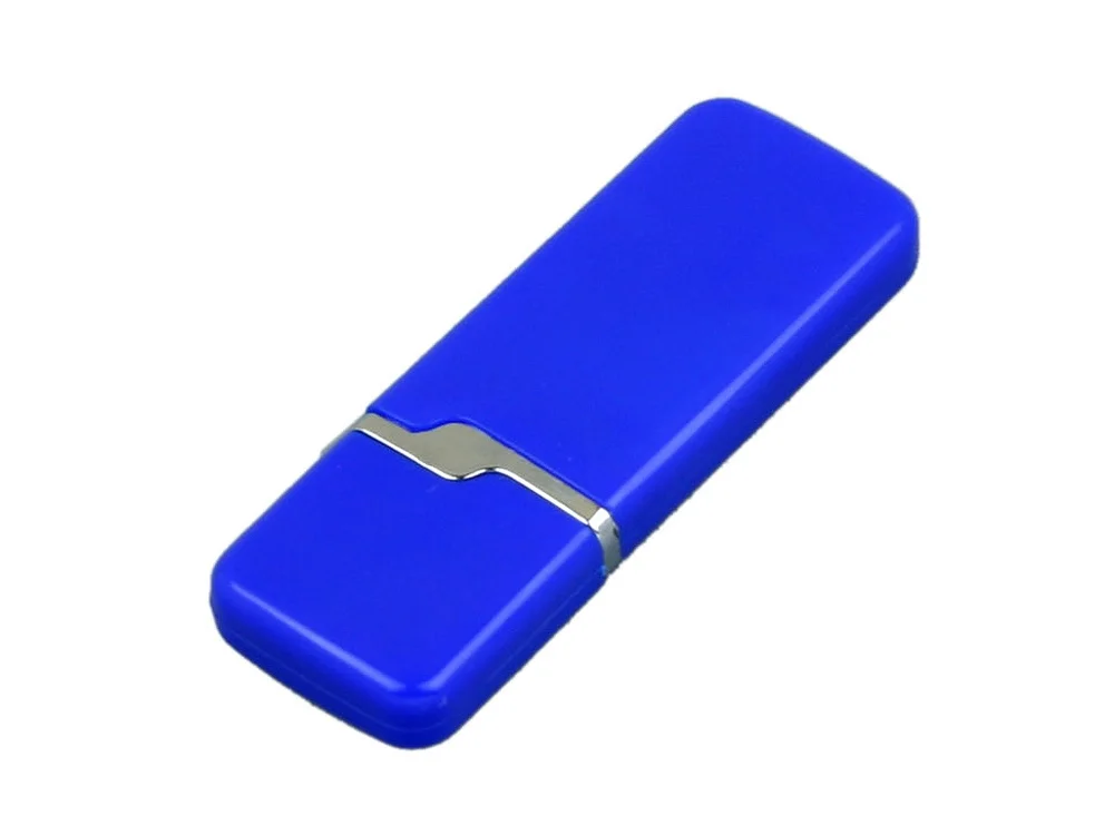 USB 2.0- флешка на 64 Гб с оригинальным колпачком синий 64Gb - фото 3
